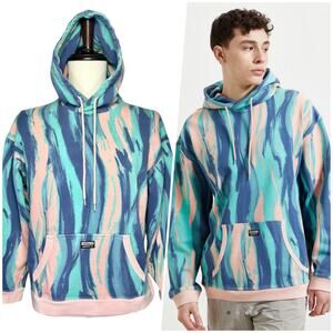 adidas | Men | Originals FBLS AOP Pastel Marble Tie Dye Cotton Hoodie | Small